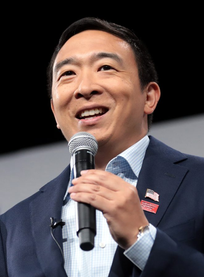 Andrew Yang just chillin