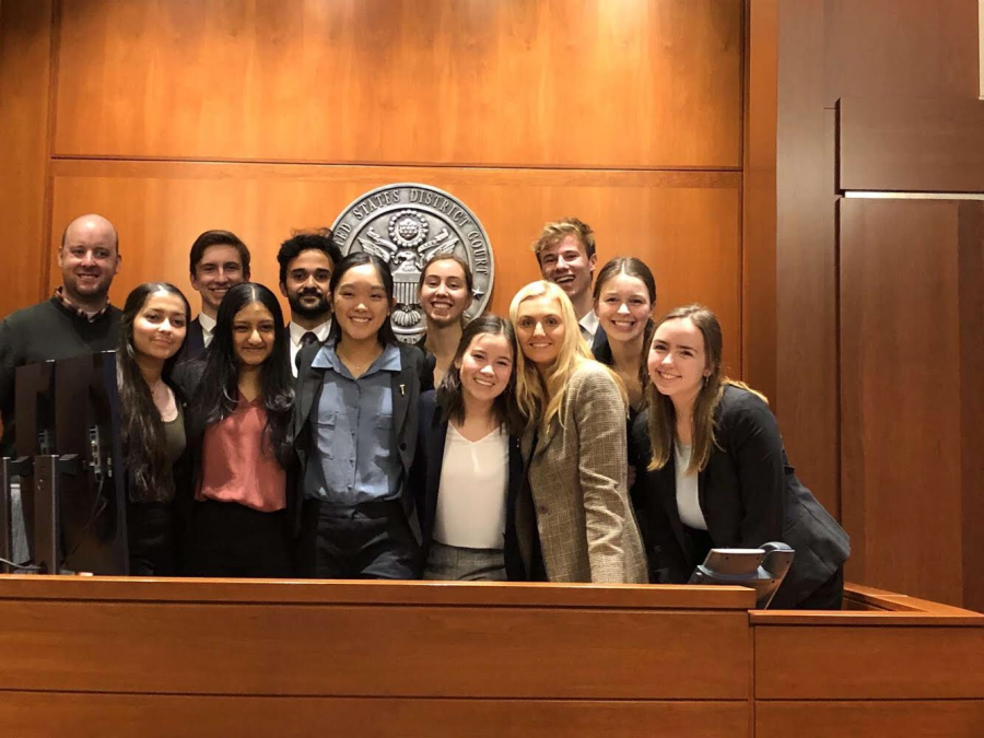 Mock Trial team competes at state. Photo courtesy of Lane Laurent 