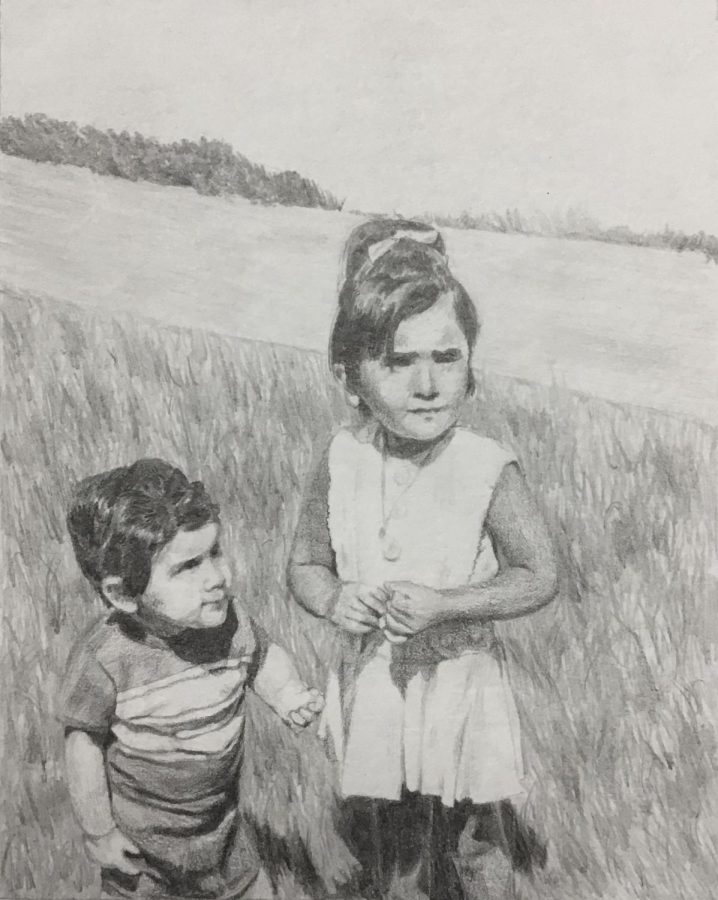This is a pencil drawing by October Artist of the Month Sophia Gard.