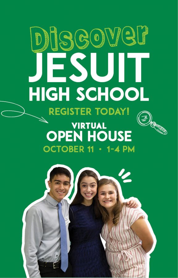 2020 Jesuit Portland Virtual Open House Poster