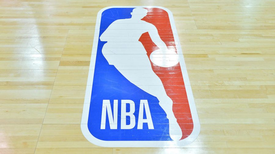 NBA+Logo+on+Court+