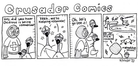Crusader Comics: Student Center Insanity