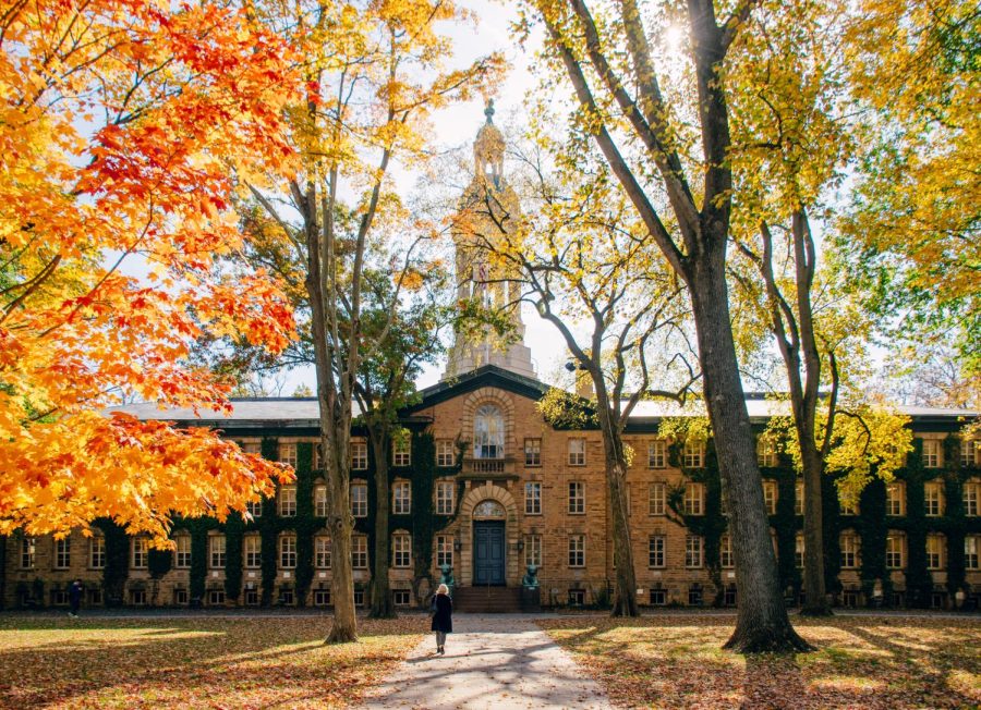 A college student walks into Princeton, a “prestigious” Ivy League university with a selective acceptance rate of 5.6%.