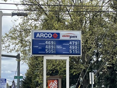 The ARCO gas station near Jesuit off of Beaverton Hillsdale Highway on May 9, 2022.