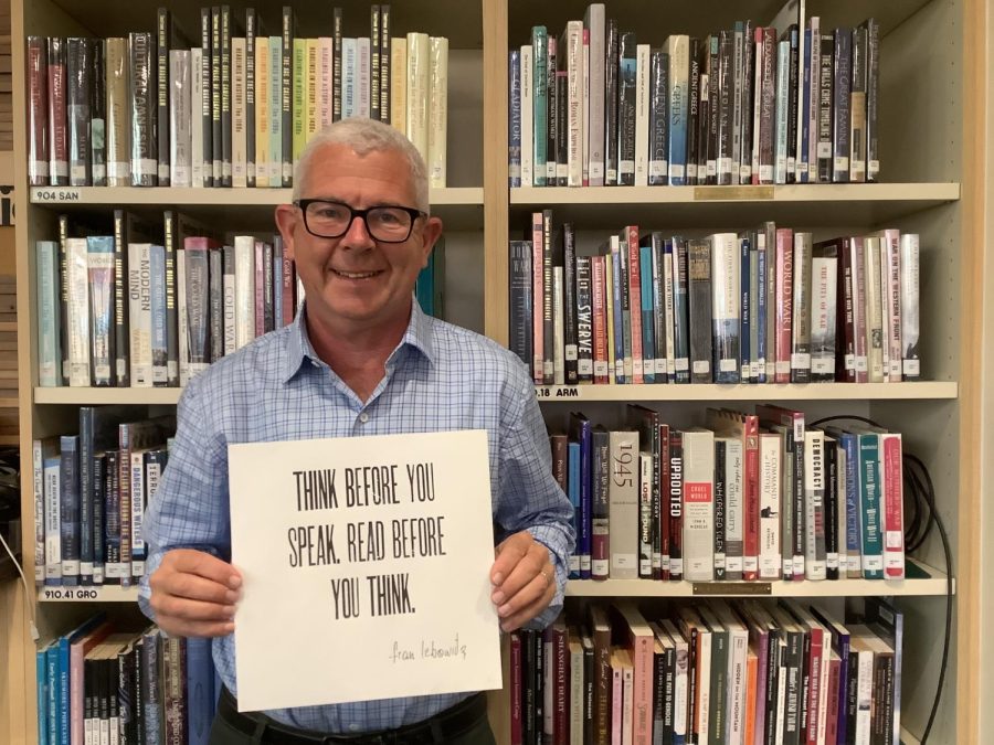 Mr.+Kelley+is+a+new+librarian+in+the+Jesuit+CLARC.+He+is+excited+to+be+working+with+high+school+students+for+the+first+time%21