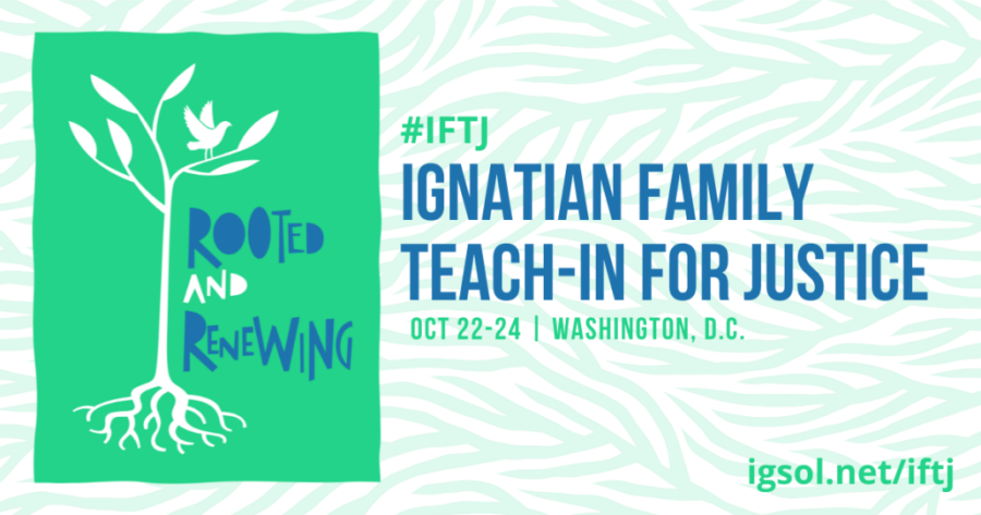 The Ignatian Family Teach-In for Justice in Washington, D.C. welcomes 20 Jesuit students this weekend, October 22-24.

