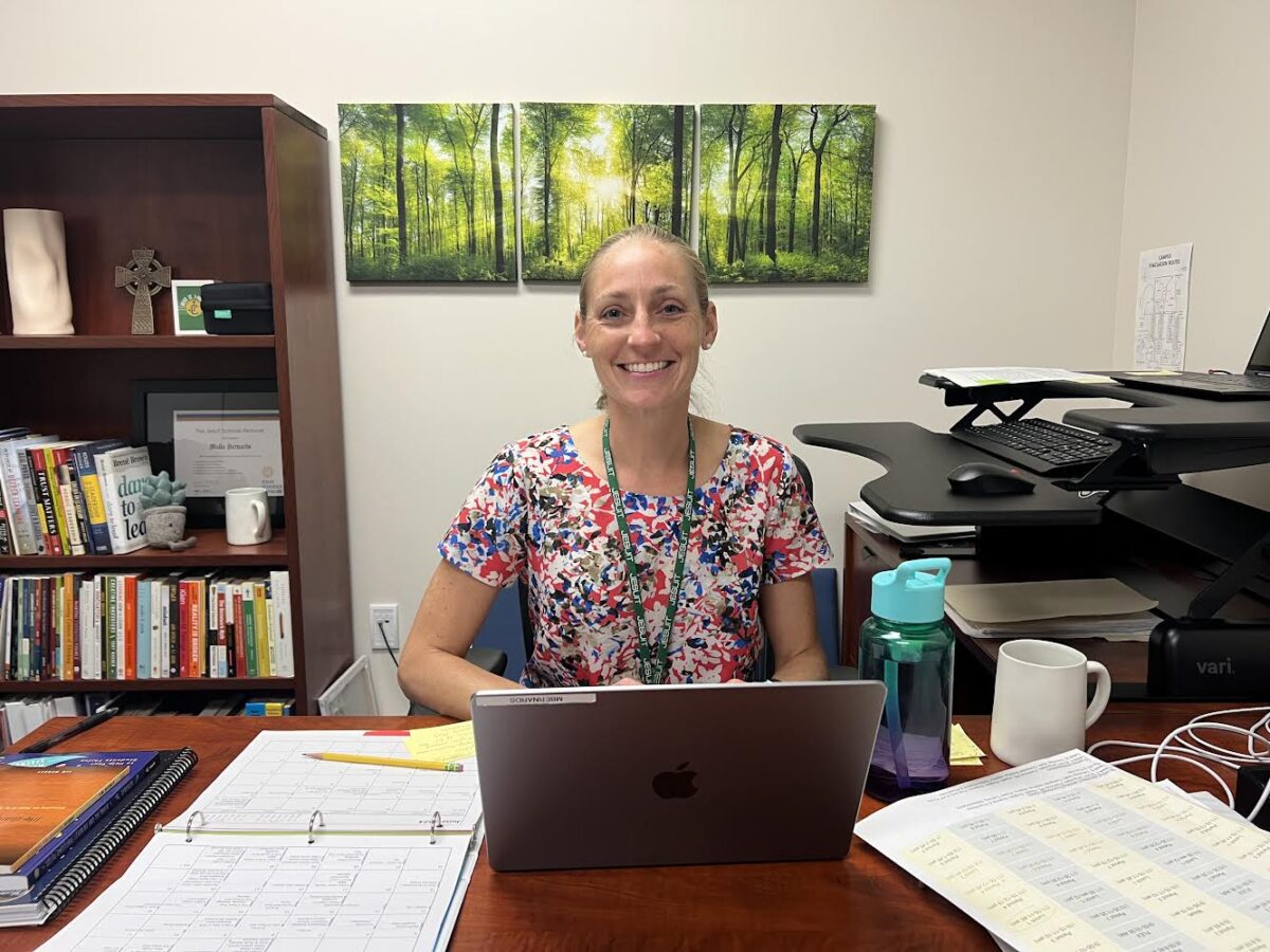 Ms. Bernards starts the year in a new position: as vice principal of professional development information.