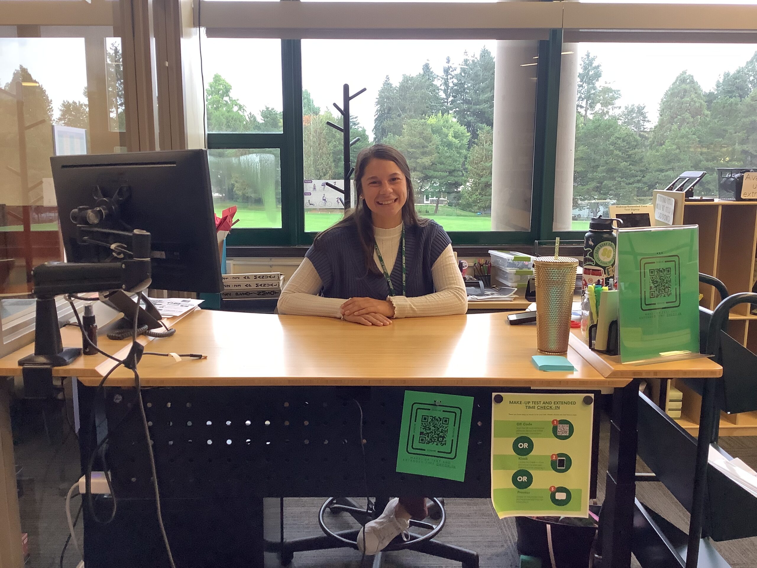 After the departure of Chris Orazio, Kaitlin Speer 19 takes over as testing coordinator in the CLARC.