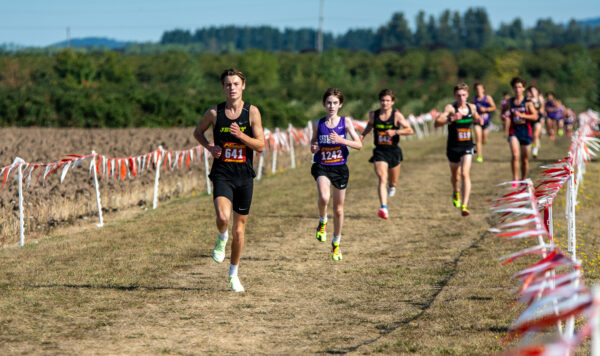 Jesuit mens cross country competed at the Ash Creek Invitational in September.