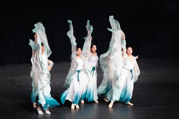 Alicata dances for the Jade Dance team, a student founded team that focuses on performance of Chinese dance.