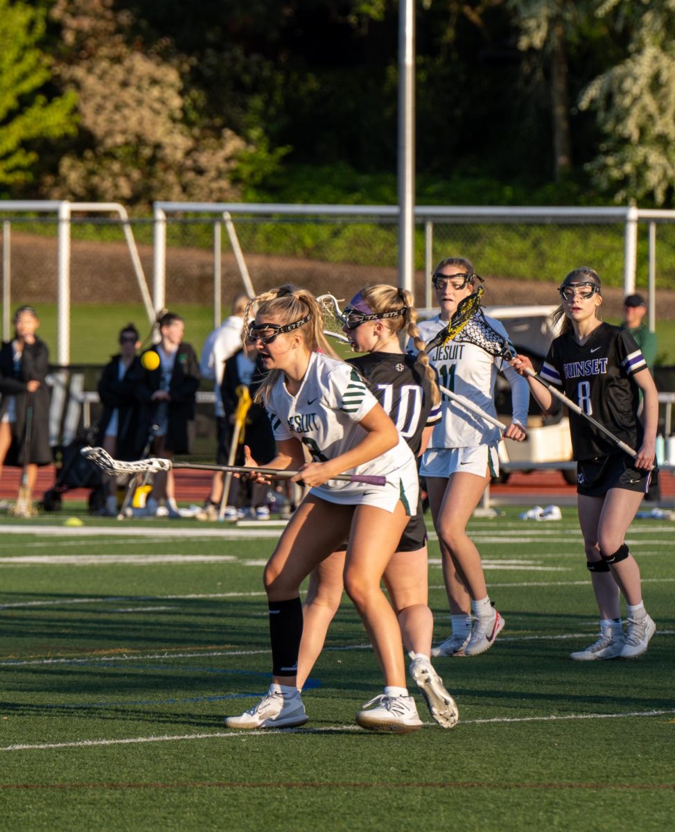 Jesuit sweeps Beaverton and Mountainside in womens LAX