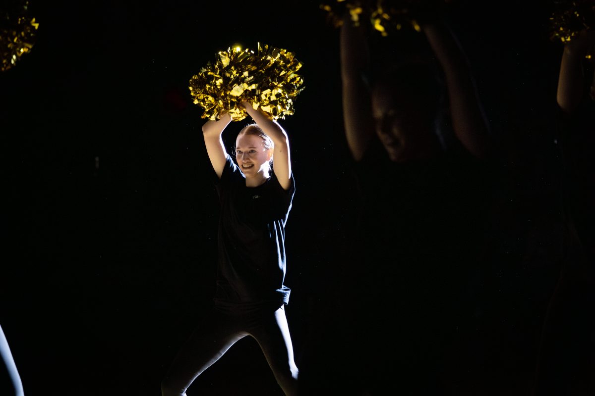 New Pom Dance Team debuts at Homecoming Assembly