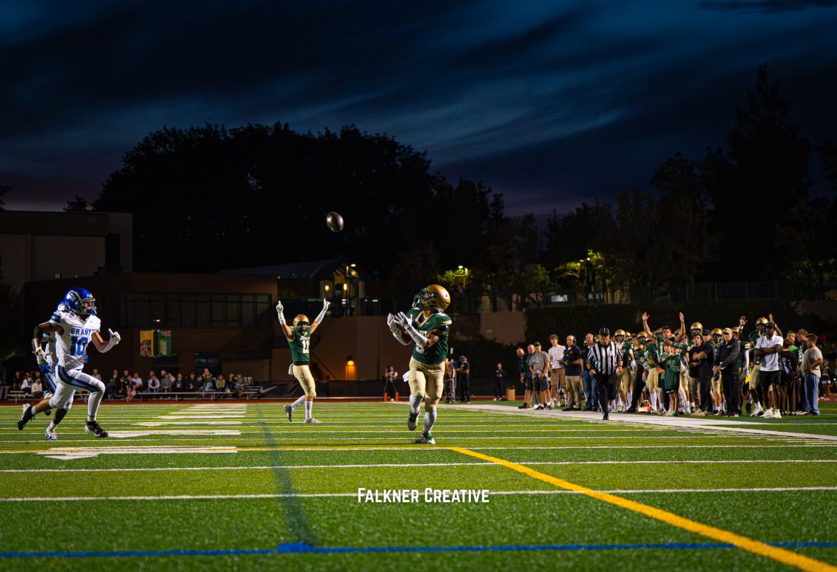 Kyle Goodwin catching a touchdown pass