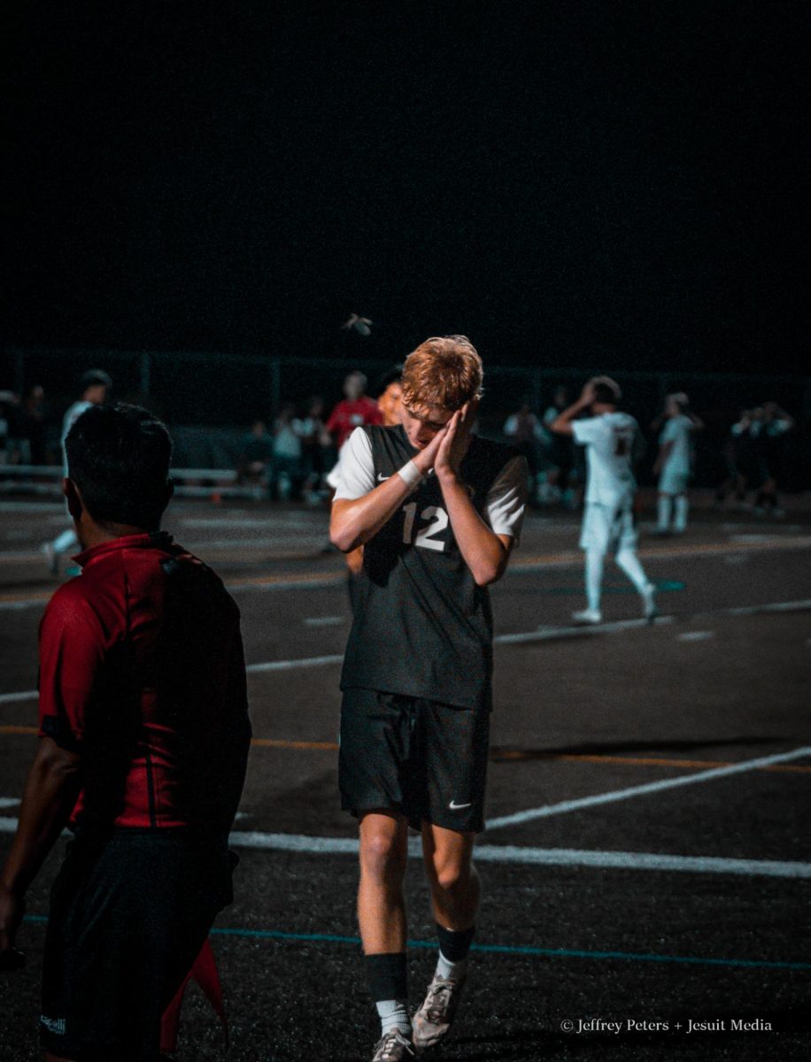 Jet Perry celebrates a goal with his signature celly.