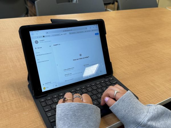Student using ChatGPT